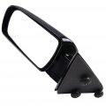 Ocpty Black Driver Side View Mirror Smooth With Manual Adjustment Fold Non-heated Compatible For 1988-1998 Chevrolet C1500