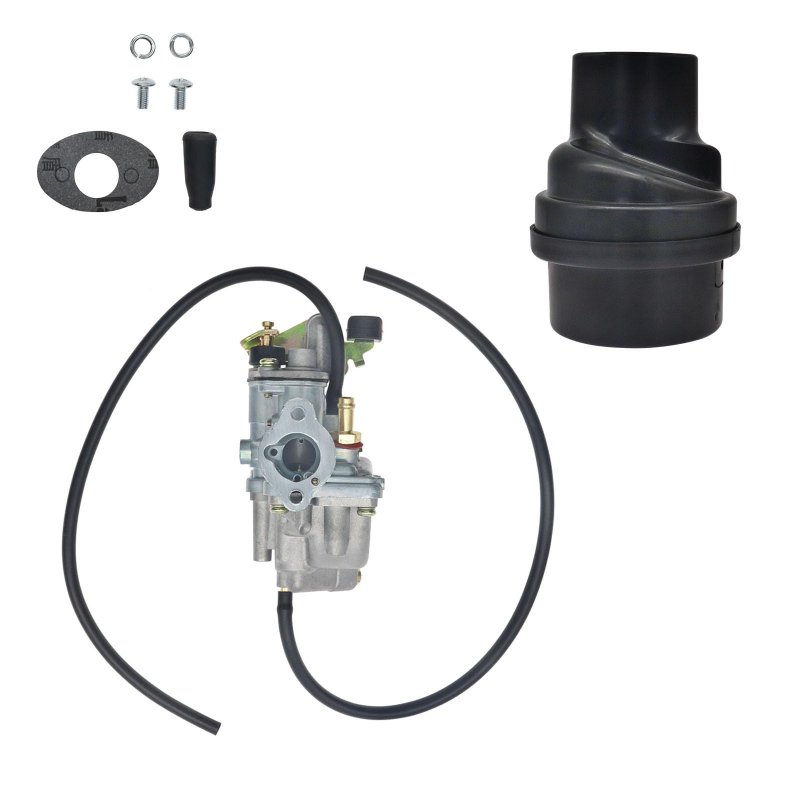 Carburetor For Suzuki Lt50 Lt 50 Jr50 Lt-a50 Quadrunner Carb 1984-1987 With Spark Plug Fuel Petcock Valve Switch Air Filter