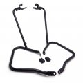 Httmt- Us-tghd-sg04-bk- Saddlebag Guard Brackets Crash Bars Supports Compatible With H-d Touring Flhx Flhr 14-19