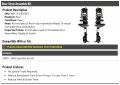 Rear Strut And Coil Spring Assembly Set Of 2 Compatible With 2000-2005 Hyundai Accent