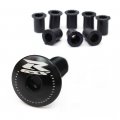 Autobahn88 Motorcycle Windscreen Bolt Dress-up Kit Compatible With Suzuki Gsx-r 1000r 2017-2020 Black Set Of 8