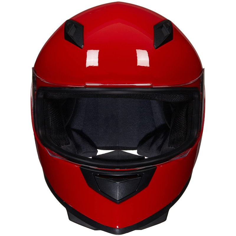 Ilm Full Face Motorcycle Street Bike Helmet With Removable Winter Neck Scarf 2 Visors Dot Model-jk313 L Bright Red