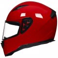 Ilm Full Face Motorcycle Street Bike Helmet With Removable Winter Neck Scarf 2 Visors Dot Model-jk313 L Bright Red
