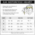 Ilm Full Face Motorcycle Street Bike Helmet With Removable Winter Neck Scarf 2 Visors Dot Model-jk313 L Bright Red