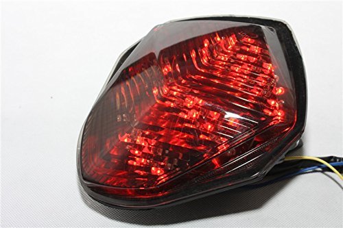 Led Tail Brake Light And Turn Signals For Suzuki Gsxr1000 2003 2004 Smoke Lens Integrated Rear Assembly 12v Waterproof Abs