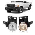 Hecasa Pair Fog Light W Bulb For 2006 2007d Ranger Fx4 Sport Xl Xlt Front Bumper Lamp Clear Lens Left Right Side 2pcs 
