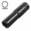 Uxcell 1 2 Drive By 14mm Deep Impact Socket Heat-treated Cr-v Steel 6-point Metric Sizes