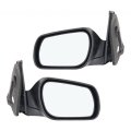 Driver And Passenger Side Door Mirrors For Mazda 3 2004 To 2009 Power Non Heated Paint Match Pair Replacement Bn8b69180k08 