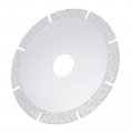 Vacuum Brazed Diamond Cutting Disc 100mm 4-inch Slotted Grinding Cut-off Wheel 10mm Width 20mm Arbor For Porcelain Tile Marble 