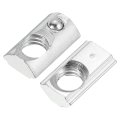 Roll-in Spring M6 T Nut Roll Ball Elastic Nuts For 2020 Series Aluminum Extrusion Profile Suitable With 6 5mm Groove Depth Pack 