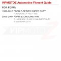 Vipmotoz 5pc Full Led Chrome Roof Cab Clearance Running Lights Compatible With 1999-2016 Ford F250 Super Duty F350 F450 E150
