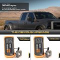 Vipmotoz 5pc Full Led Chrome Roof Cab Clearance Running Lights Compatible With 1999-2016 Ford F250 Super Duty F350 F450 E150