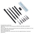13pcs Embedded Bearing Removal Tool Easy To Use Practical Small Insert Puller Kit Disassembly With Slider And Post For Iso