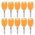Key Blank 20mm Length Cross Slot Brass New Uncut Replacement Tool 10 Pcs 