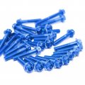 Autobahn88 Motorcycle Engine Bolt Dress-up Kit Compatible With Suzuki Tl1000r 1998-2003 Blue Set Of 35