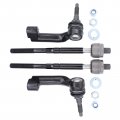 Newyall Front Left Right Inner And Outer Steering Tie Rod End Set 