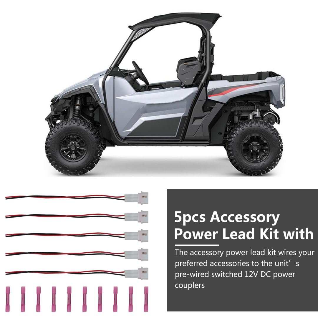 Power Lead Kit Fit For Yamaha Wolverine Rmax2 Rmax4 2021 Replace Part Number B4j-h25b0-v0-00