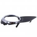 Motoku Front Driver And Passenger Side Fog Light Trim Cover Chrome For Toyota Sienna 2011-2017