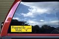 10in X 3in Powered By Music Sticker Stickertalk 