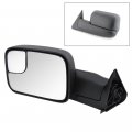 Manual Adjust Extendable Driver Side Left View Exterior Mirror Glass Replacement For 1994-2001 Dodge Ram 1500 2500 3500 Pickup 