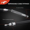 A-premium Rear Driver And Passenger Side Parking Brake Cable Assembly Compatible With Ford Mercury Models Taurus X 2008-2009