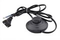 Foot Pedal Push Switch Inline Lamp Light On-off Control Footswitch With Wire Plug Black