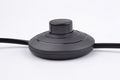 Foot Pedal Push Switch Inline Lamp Light On-off Control Footswitch With Wire Plug Black