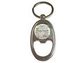 Cedar Rapids Iowa Map Key Chain Bottle Opener 