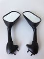 Hk Moto- Oem Replacement Mirrors For Yamaha Yzfr6 Yzf-r6 R6 2001 2002 01 02 Black