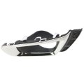 Fog Light Bezel Pair For Subaru Forester 2014 2015 2016 2017 2018 Front Driver And Passenger Side Chrome 2 0l Turbo Su1038107 