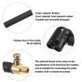 X Autohaux 100cm 39 37 Tyre Inflator Hose Adapter Deflatable With Connector Extension