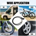 X Autohaux 100cm 39 37 Tyre Inflator Hose Adapter Deflatable With Connector Extension