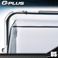 G-plus Front Headlight Lens Cover Compatible With Ford F250 F350 F450 F550 2005 2006 2007 Smoky Left Right Side Pair