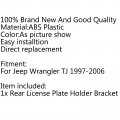 Topteng Car License Plate Holder Bracket 1pcs Rear Fits For Wrangler Tj 1997-2006