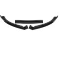 Front Bumper Lip Splitter Spoiler For Volkswagen Jetta 2011 2014 3 Piece Glossy Black Air Dam Hatchback Trim Protection 