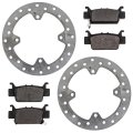 Niche Rear Brake Pad Rotor Kit For Honda Talon 1000r 1000x 4 43251-hl6-af1 06431-hl4-a01 Semi-metallic