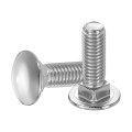 30pcs Carriage Bolts M5 X 16mm Stainless Steel 18-8 304 Round Head Square Neck Screws Bolt Screw For Fastening Accessories 
