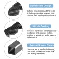 Uxcell 4pcs Spiral Flute Thread Taps M3 X 0 5 Nitride Coated Metric Screw Tap Fully Ground High Speed Steel 6542 Machine