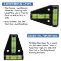 Recpro Rv T-level 4 Pack Cross Check Bubble Level 2 Way Multipurpose For Rvs Camping Hobby Milling Machines Furniture Trailers