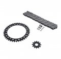 O Ring Chain And Sprocket Black For 1993-1996 Yamaha Yfz350 Banshee 12 41 104l