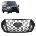 Matte Black Front Bumper Grille Upper Honeycomb Replacement For Transit T150 T250 T350 2020-2022 
