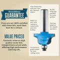 Back Cutter Router Bit For Cabinet Making And Shaker Doors 2 125 In Cutting Diameter Fits 3 4 Panels 1 Grooves Carbide