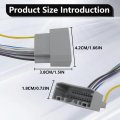 Car Stereo Wiring Harness Radio Wire With Antenna Adapter Connector Fit For 2009-2010 Jeep Commander Us Stock