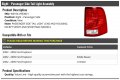 Right Passenger Side Tail Light Assembly Compatible With 2002-2005 Ford Explorer Except Sport And Trac Models