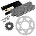 Caltric Drive Chain And Sprockets Kit Compatible With Kawasaki Zx600 Ninja Zx6r Zx 6r 1998 1999-2002