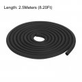 Uxcell Foam Rubber Weather Seal Strip 9mm 23 64 Diameter 2 5 Meters 8 20ft Long Round Epdm For Diy Gasket Warehouse Pads Tubing