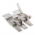Newsmarts 1 25 4mm Multi-tape Sewing Machine Fold Binder Steel Triple Stripe Attachment 456 For Kansai Special Dfb-1412p