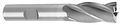 Drill America Dwcf Series High-speed Steel End Mill Polished Finish 4 Flute Square 3 Cutting Length 5 16 Diameter 2-1 2 8 Shank 