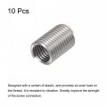 Uxcell Wire Thread Inserts 1 2-13 Unc 2 5d 304 Stainless Steel Helical Type Coiled Screw Repair Threaded Sleeve Sheath 10pcs