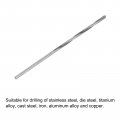 Uxcell 3mm Cutting Dia Cemented Carbide Twist Extra Long Drill Bit With Round Straight Shank For Hardened Steel Stainless 100mm